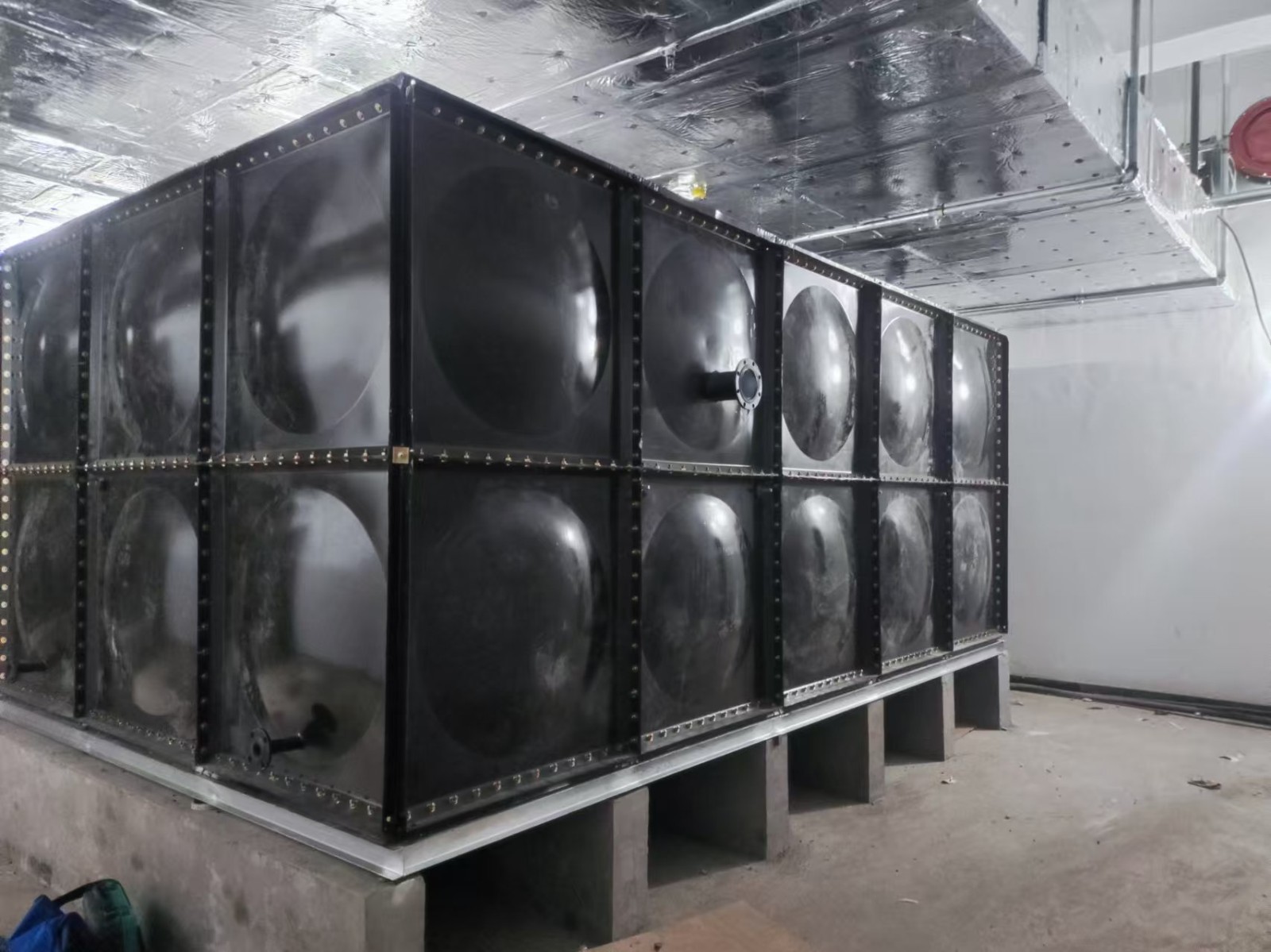 山東濟(jì)南人防搪瓷鋼板水箱